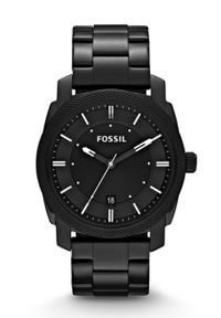Fossil - Zegarek FS4775. Kolor: czarny. Materiał: materiał #1
