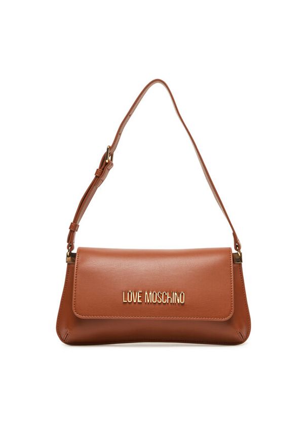 Love Moschino - LOVE MOSCHINO Torebka JC4058PP1NLO0312 Brązowy. Kolor: brązowy. Materiał: skórzane