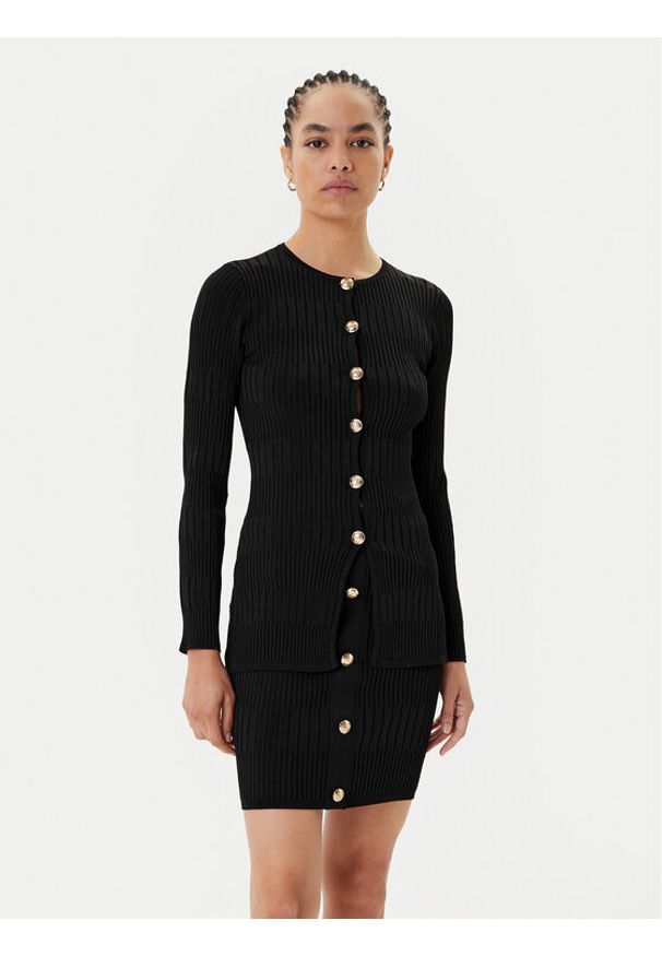 Marciano Guess Kardigan 5YGR33 5881Z Czarny Regular Fit. Kolor: czarny. Materiał: wiskoza