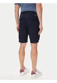 Petrol Industries Szorty materiałowe M-1050-SHO600 Granatowy Cargo Fit. Kolor: niebieski. Materiał: bawełna #4