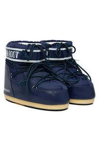 Moon Boot Śniegowce 80D1409340 Niebieski. Kolor: niebieski. Materiał: skóra