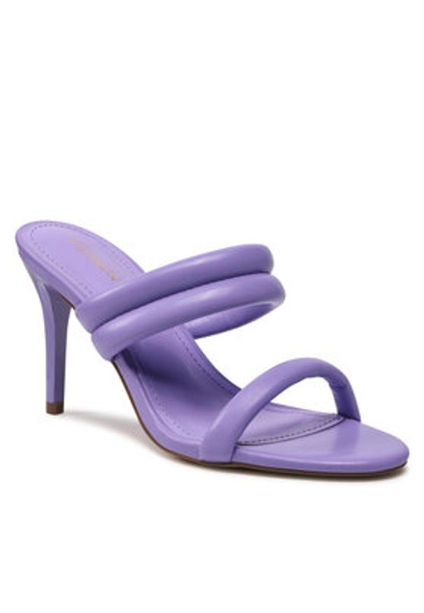 DeeZee Klapki LS5773-01 Fioletowy. Kolor: fioletowy. Materiał: skóra