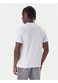 Versace Jeans Couture T-Shirt 79GAHT05 CJ00T Biały Regular Fit. Kolor: biały. Materiał: bawełna #4