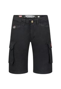 Bermudy Geographical Norway PALAR BLACK DB MEN 256 czarny męska. Kolor: czarny. Sport: turystyka piesza #1