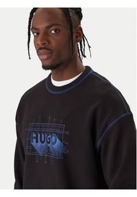 Hugo - HUGO Bluza Nothalic 50553505 Czarny Regular Fit. Kolor: czarny. Materiał: bawełna #4