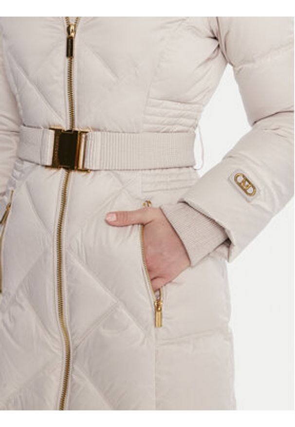 Marciano Guess Kurtka zimowa 5BGL38 7374A Beżowy Regular Fit. Kolor: beżowy. Materiał: syntetyk. Sezon: zima