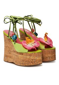 Naked Wolfe Sandały Sunflower Zielony. Kolor: zielony. Materiał: skóra, zamsz #3
