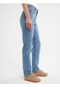 Big-Star - Jeansy damskie jasnoniebieskie Charlotte 170. Stan: podwyższony. Kolor: niebieski. Wzór: aplikacja. Styl: elegancki #6