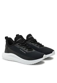 Calvin Klein Jeans Sneakersy Eva Runner Low Inst Hb YM0YM01170 Czarny. Kolor: czarny. Materiał: materiał