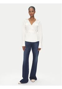 TOMMY HILFIGER - Tommy Hilfiger Koszula WW0WW44697 Écru Regular Fit. Materiał: len #5
