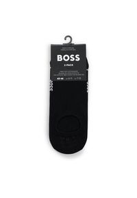 BOSS - Boss Zestaw 2 par stopek męskich Iconic 50522704 Czarny. Kolor: czarny. Materiał: bawełna, materiał #2