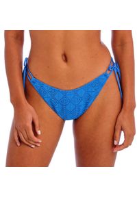 FREYA ACTIVE - Damskie figi do kostiumu kąpielowego z rozcięciem Freya Nomad Nights. Stan: obniżony. Kolor: niebieski