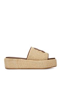Nine West Klapki EO-259-8201 Beżowy. Kolor: beżowy. Materiał: syntetyk #1
