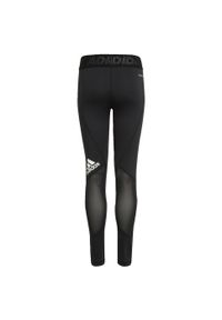 Adidas - Rajstopy Sportowe Techfit Aeroready. Kolor: biały, czarny, wielokolorowy. Materiał: poliester, elastan. Technologia: Techfit (Adidas)