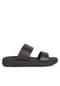 Klapki Geox. Kolor: brązowy #1