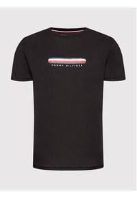 TOMMY HILFIGER - Tommy Hilfiger T-Shirt Cn Ss UM0UM02348 Czarny Regular Fit. Kolor: czarny #3