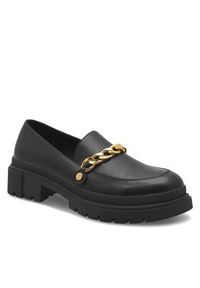 DeeZee Loafersy BE ON TIME HL995-1 Czarny. Kolor: czarny. Materiał: skóra #5