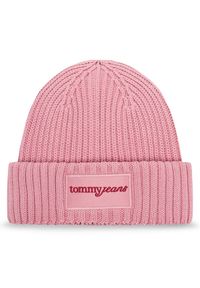 Czapka Tommy Jeans. Kolor: różowy #1