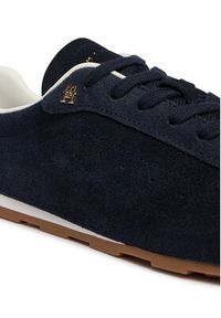 TOMMY HILFIGER - Tommy Hilfiger Sneakersy Th Bella Low Runner Suede FW0FW09189 Granatowy. Kolor: niebieski. Materiał: zamsz, skóra #6