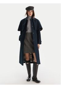 Hunter Trencz Keltie HARW0014251 Granatowy Regular Fit. Kolor: niebieski. Materiał: bawełna #7