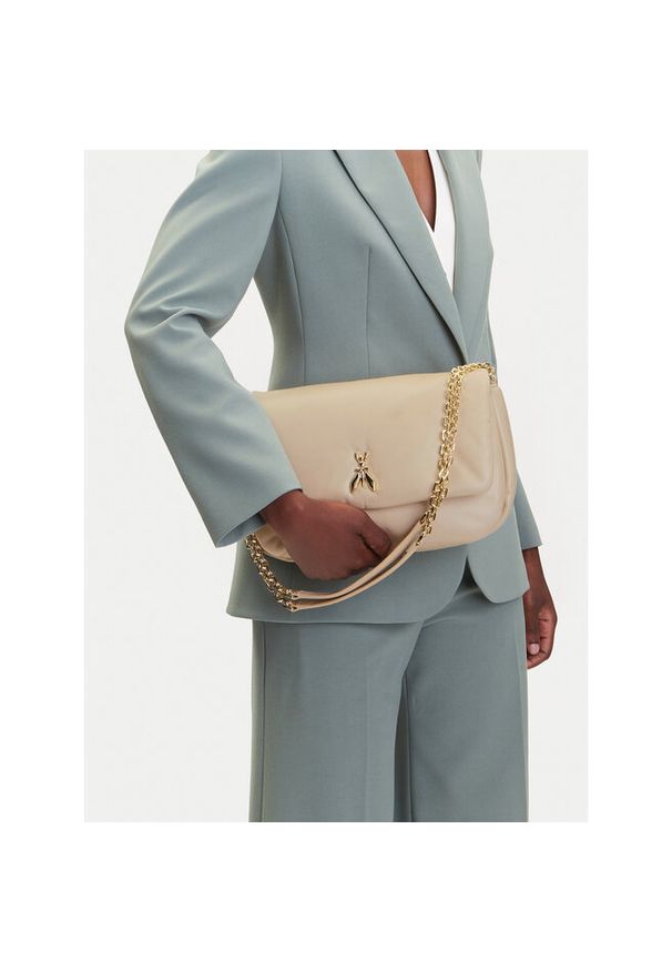 Torebka Patrizia Pepe. Kolor: beżowy