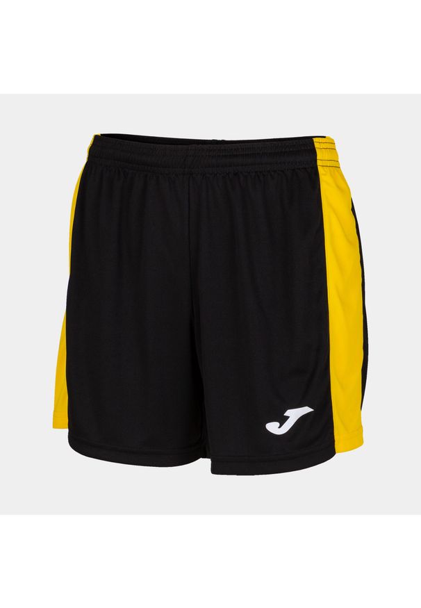 Szorty do biegania damskie Joma Maxi. Kolor: czarny, wielokolorowy, żółty. Sport: bieganie