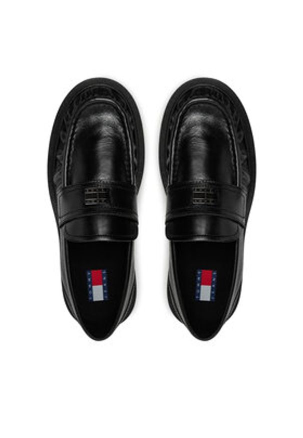 Tommy Jeans Loafersy EN0EN02708 Czarny. Kolor: czarny. Materiał: skóra