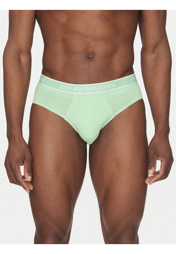 Emporio Armani Underwear Komplet 3 par slipów EM000258 AF10779 MA021 Kolorowy. Materiał: bawełna. Wzór: kolorowy