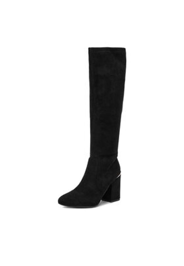 DeeZee Kozaki CF221208 Czarny. Kolor: czarny. Materiał: materiał
