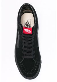 Vans - Trampki SK8-Hi. Nosek buta: okrągły. Kolor: czarny. Materiał: guma. Szerokość cholewki: normalna #3