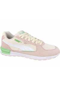 Buty do chodzenia damskie Puma Graviton Jr. Zapięcie: sznurówki. Kolor: różowy. Materiał: guma, materiał, tkanina, syntetyk. Szerokość cholewki: normalna. Sport: turystyka piesza