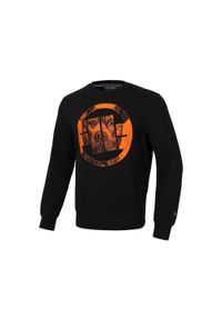 PITBULL - Bluza męska Pitbull Orange Dog 24. Typ kołnierza: kaptur. Kolor: czarny. Sport: fitness #1