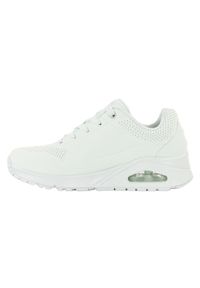skechers - Buty na co dzień damskie SKECHERS UNO FROSTY KICKS skóra. Okazja: na co dzień. Kolor: zielony. Materiał: skóra. Model: Skechers Sport. Sport: turystyka piesza