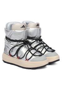 Adidas - adidas Śniegowce Moon Boot Ace JQ7849 Srebrny. Kolor: srebrny. Materiał: materiał #3