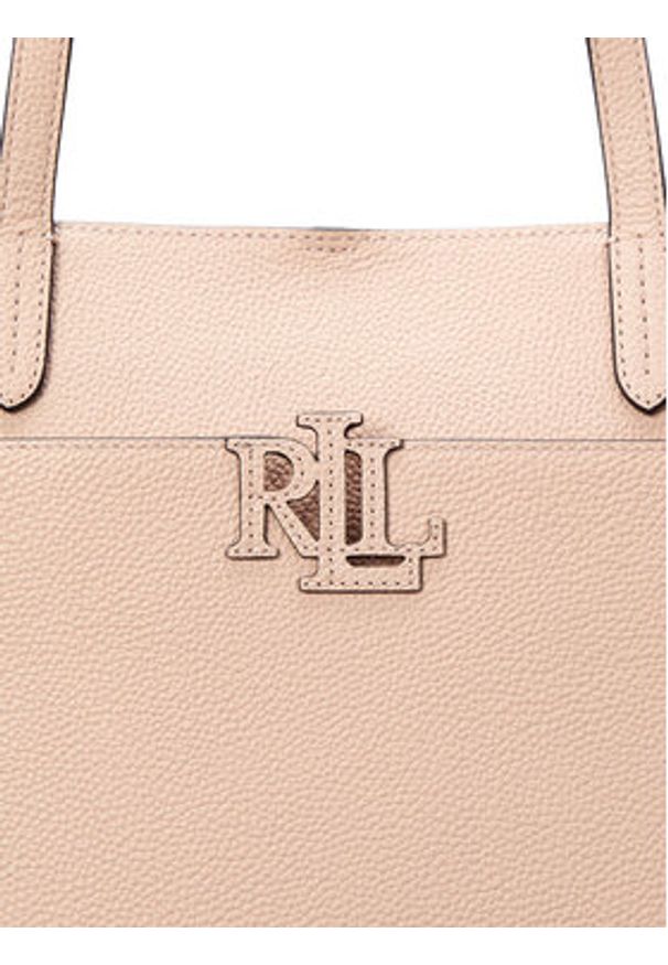 Lauren Ralph Lauren - LAUREN RALPH LAUREN Torebka Cameryn 431960183005 Różowy. Kolor: różowy. Materiał: skórzane