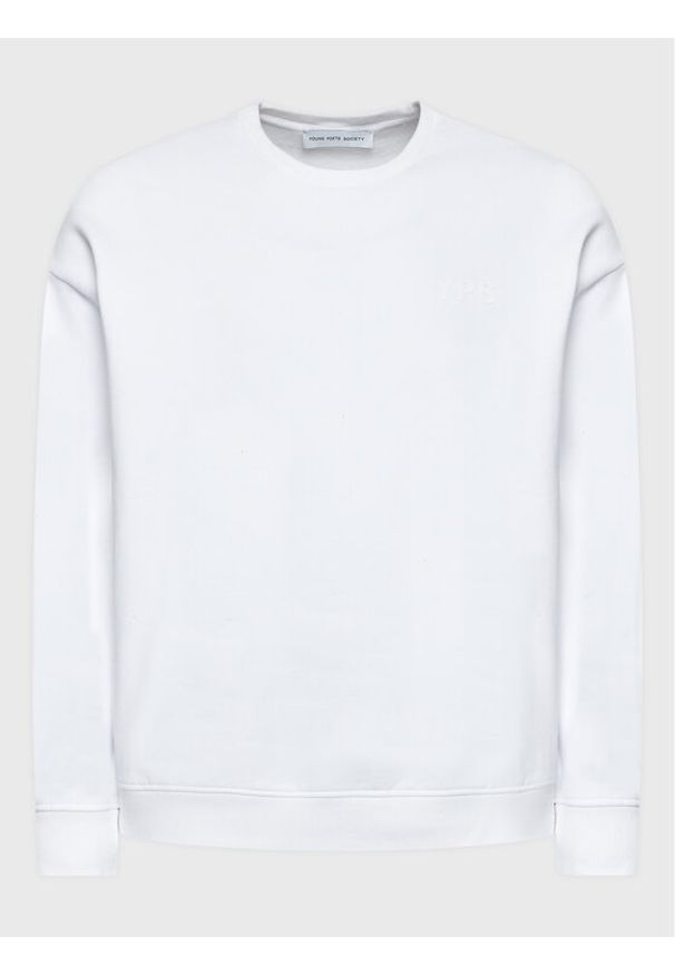 Young Poets Society Bluza Ciel Logo 106617 Biały Regular Fit. Kolor: biały. Materiał: bawełna