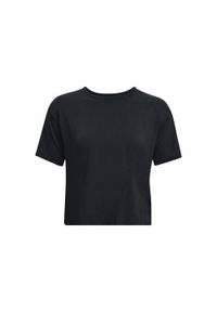 Koszulka treningowa damska Under Armour Motion Ss. Kolor: czarny, brązowy, wielokolorowy, szary. Długość rękawa: krótki rękaw. Długość: krótkie. Sport: bieganie