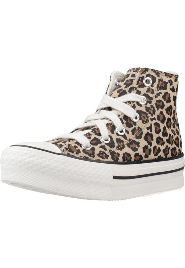 Converse - Buty CONVERSE CHUCK TAYLOR ALL STAR EVA LIFT HI Nadruk zwierzęcy. Okazja: na co dzień. Kolor: wielokolorowy. Materiał: tkanina. Wzór: nadruk, motyw zwierzęcy. Model: Converse All Star