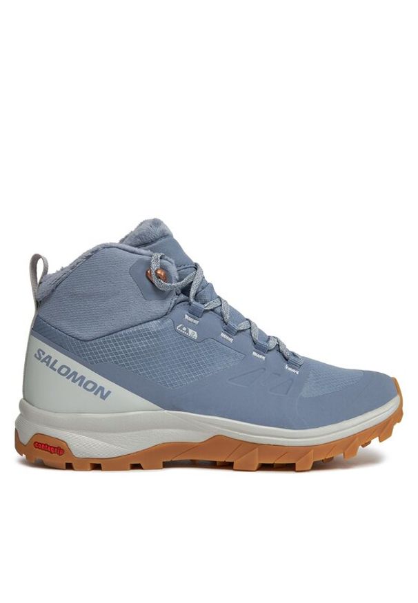 Salomon Trekkingi Outsnap Climasalomon™ Waterproof L47289900 Niebieski. Kolor: niebieski