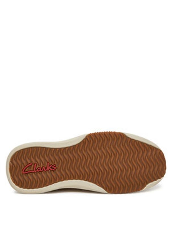 Clarks Sneakersy Easeway Lace 26181369 Beżowy. Kolor: beżowy. Materiał: materiał