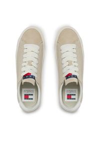 Tommy Jeans Sneakersy Tjw Vulc Flatform Suede Sneaker EN0EN02519 Beżowy. Kolor: beżowy #3