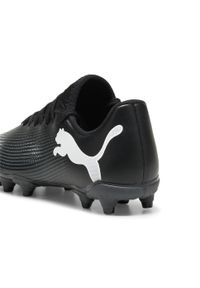 Puma - Młodzieżowe buty piłkarskie FUTURE 7 PLAY FG/AG PUMA Black White. Kolor: wielokolorowy, czarny, biały. Sport: piłka nożna