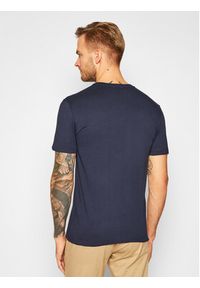 Lacoste T-Shirt TH2038 Granatowy Regular Fit. Kolor: niebieski. Materiał: bawełna #5
