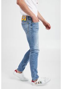 Jeansy męskie Slim Jean DSQUARED2. Wzór: aplikacja, kolorowy #3