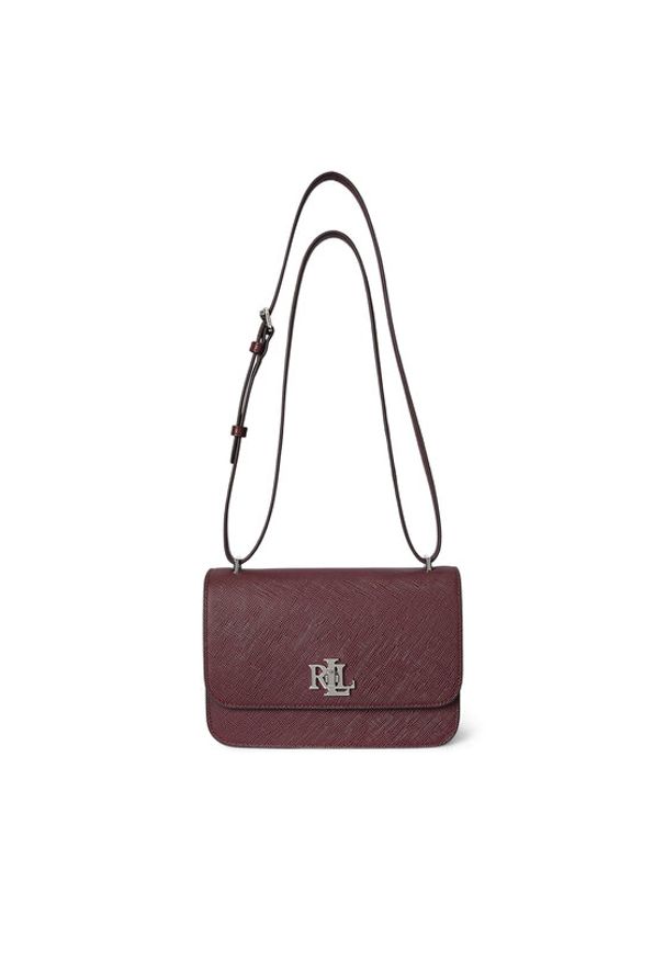 Lauren Ralph Lauren - LAUREN RALPH LAUREN Torebka 431974272007 Bordowy. Kolor: czerwony. Materiał: skórzane