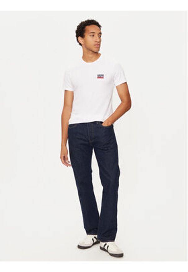 Levi's® Jeansy 501® 00501-0101 Granatowy Original Fit. Kolor: niebieski