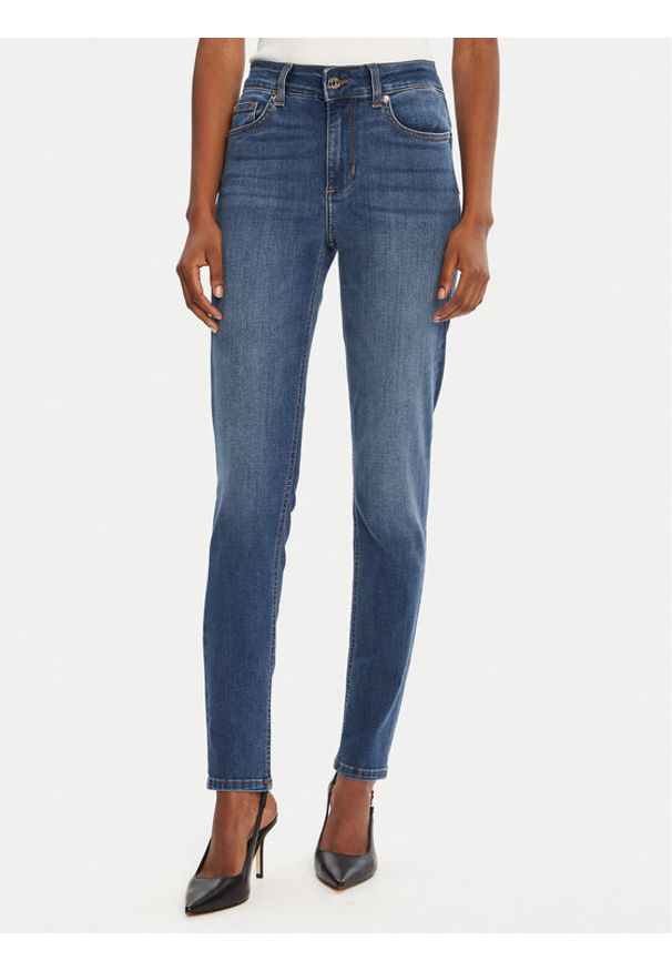 Liu Jo Jeansy UXX037 D4186 Granatowy Slim Fit. Kolor: niebieski