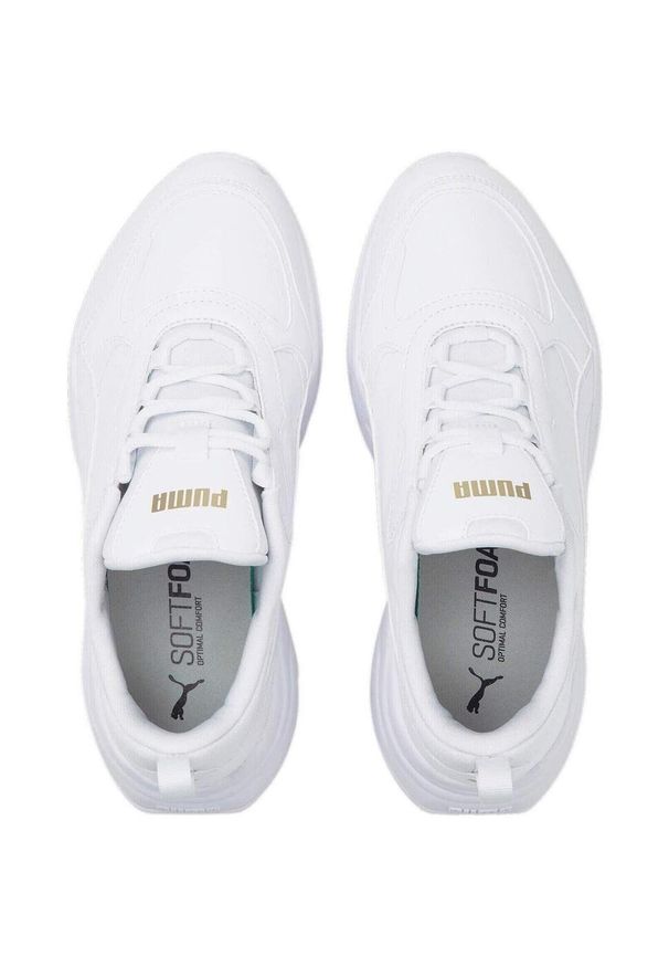 Buty Puma Cassia SL, Kobiety. Kolor: biały. Materiał: tkanina, syntetyk, skóra ekologiczna, materiał, guma. Sport: turystyka piesza