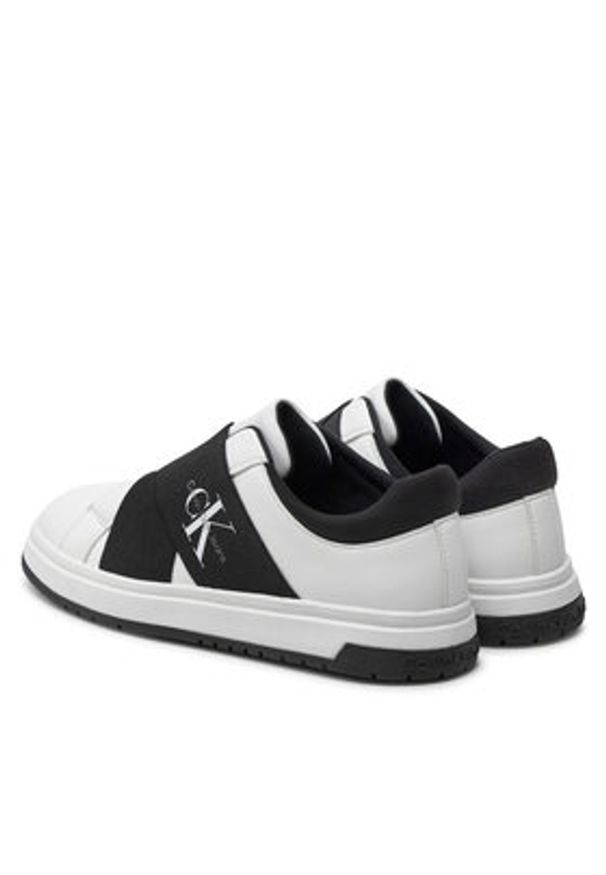 Calvin Klein Jeans Sneakersy V3X9-81056-1464 S Biały. Kolor: biały. Materiał: skóra