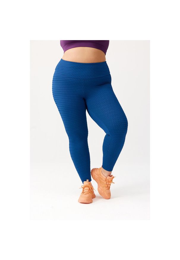 ROUGH RADICAL - Getry damskie antycellulitowe fitness trening Rough Radical Impulse+. Kolor: niebieski. Sport: fitness